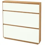 VOSS MÖBEL V100 121 x 124 x 21 cm weiß / lackiert
