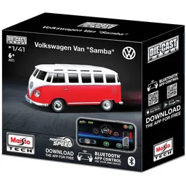 MAISTO TECH RC-Auto VW T1 Samba 2CH RTR rot (582650)