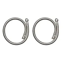 hansgrohe Anschluss-Schlauch-Set 96387000 für 2-Loch-Wannenrandthermostat