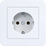 Hager Schuko-Steckdose Lichtweiß 1 St.