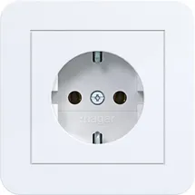 Hager Schuko-Steckdose Lichtweiß 1 St.