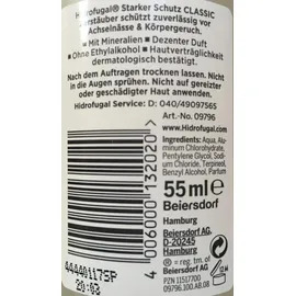 Hidrofugal Classic Zerstäuber Deo-Spray 55 ml