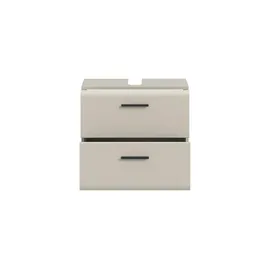 xonox.home Waschbeckenunterschrank – beige – Maße (cm): B: 60 H: 58