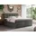 MKS Boxspringbett GOLD-10 KING 160/200 Dunkelgrau Kunstleder - H4