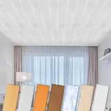 HEXIM Deckenpaneele aus XPS 100x16,7cm - Moderne Deckenverkleidung aus Styropor Kunststoff (2 Quadratmeter P-02) Wandpaneele feuchtraumgeeignet