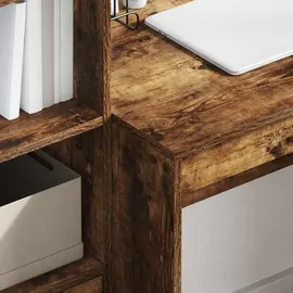 vidaXL Schreibtisch Räuchereiche 90 x 50 x 76 cm