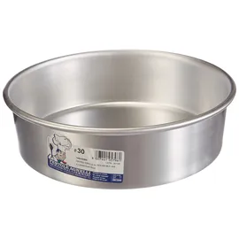 Baldassare Agnelli Konische Kuchenform mit Rand aus Aluminium, Durchmesser 30 cm, Höhe 8 cm