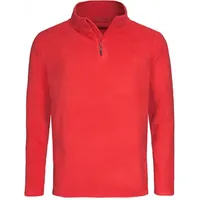 Stedman Active Fleece Half Zip - scarlet red -
