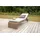 gardenson Sonnenliege 196 x 60 x 32 cm Hellbraun