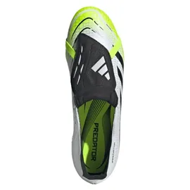 adidas Predator League Fold-Over Tongue FG/MG Herren Cloud White/Core Black/Lucid Lemon 48