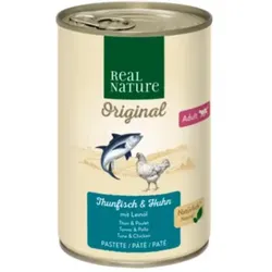 REAL NATURE Adult Thunfisch & Huhn mit Leinöl 6x400 g