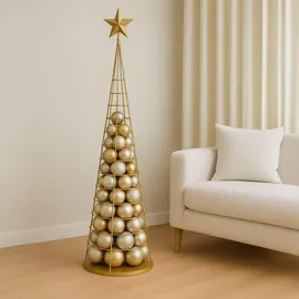 MCW Weihnachtsbaum Gold 160 cm