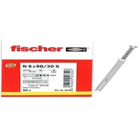 Fischer Nageldübel 6 x 60/30 S 50 Stück