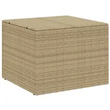 vidaXL Auflagenbox 80 x 75 x 59 cm Kissentruhe Kissenbox Auflagentruhe Gartenbox Beige 29 beige