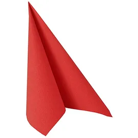 Papstar 20 Servietten "ROYAL Collection" 1/4-Falz 25x25cm rot