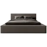 FEDVE Polsterbett Braun, Textil, 200x200 cm, Schlafzimmer, Betten