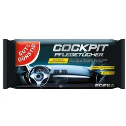 Gut und Günstig Cockpit-Reinigungstücher 30 Stück