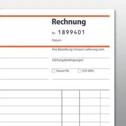 SIGEL Rechnung A5/3x50BL SD SD132 fortlfd. num.