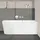 Vitra Matrix Eckbadewanne 80 x 180 cm (65630001000)