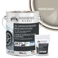 WO-WE Garagenbodenbeschichtung Kieselgrau 20 l