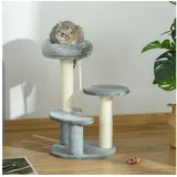 PawHut Kratzbaum 40 x 40 x 65 cm grau