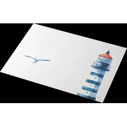 Duni Papier-Tischset 30 x 40 cm Meer Freude, 1000 Stk/Krt (4 x 250 Stk)