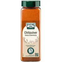 Fuchs Professional - Chilipulver Gewürzzubereitung | Für feurige Gerichte wie Chili con Carne | Mit praktischem Streuaufsatz | 550 g im großen Streuer