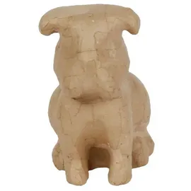 Décopatch SA226C – ein Ständer aus braunem Pappmaché, 15 x 9,5 x 16 cm, sitzend