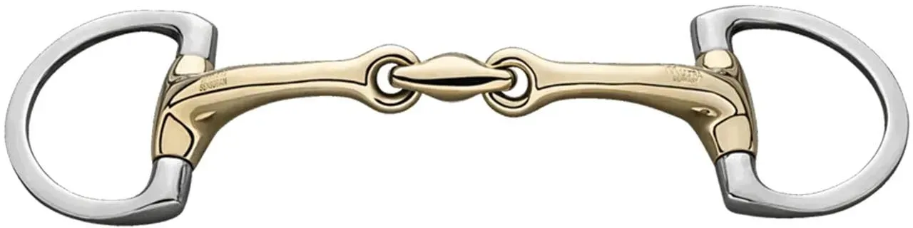 Sprenger Dynamic RS Pony Island Olivenkopfgebiss, doppelt gebrochen, 14 mm, Sensogan