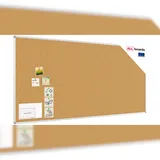 ALLboards Pinnwand 200 x 100 cm Braun