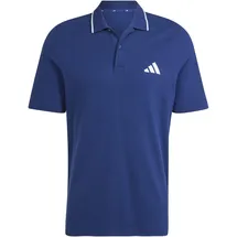 adidas Essentials Small Logo Piqué dunkelblau/weiß S