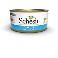 Schesir Dog Thunfisch, Hundefutter nass, 18 Dosen x 150 g