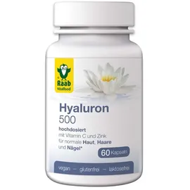 Raab Vitalfood Hyaluron 500 Kapseln 60 St.