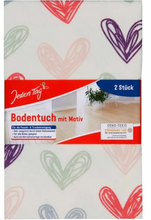 Jeden Tag Bodenwischtuch mit Muster