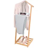EDM Bambus mit Schuhregal, 43,5x34x102cm