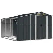 vidaXL Gerätehaus 277 x 279 x 179 cm anthrazit