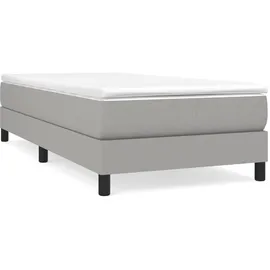 vidaXL Boxspringbettgestell 100 x 200 cm Hellgrau