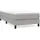 vidaXL Boxspringbettgestell 100 x 200 cm Hellgrau