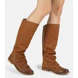 felmini wide fit Stiefel Stiefel Leder | Braun 40