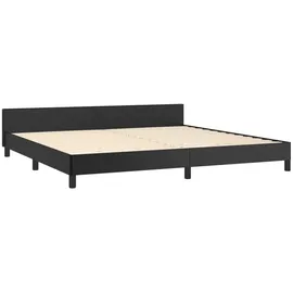 vidaXL Bettgestell 200 x 200 cm Schwarz