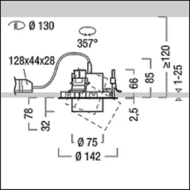 zumtobel Einbaustrahler (62928334)