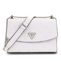 GUESS Cresidia Umhängetasche 24 cm weiss