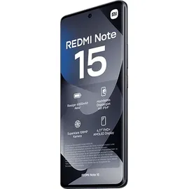 Xiaomi Redmi Note 15 4G 6 GB RAM 128 GB Black