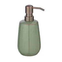 WENKO Seifenspender Sirmione aus Keramik 24877100 , Farbe: grün