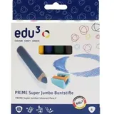 eagle kreativ Super Jumbo Buntstifte 6 St. braun