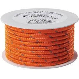 Overmann Reflektorschnur Safety Reflector L.50m D.6mm PES orange