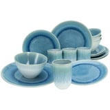 CreaTable Aquarius Blau Kombiservice-Set, 16-tlg.