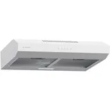 Klarstein Contempo 60 Unterbau-Dunstabzugshaube 60cm 200m3/h LED Edelstahl Acryl Weiß