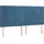 vidaXL Boxspringbett mit Matratze Dunkelblau 180x200 cm Samt