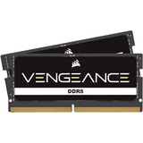 Corsair Vengeance SO-DIMM Kit 64GB, DDR5-5600, CL48-48-48-90, on-die ECC (CMSX64GX5M2A5600C48)